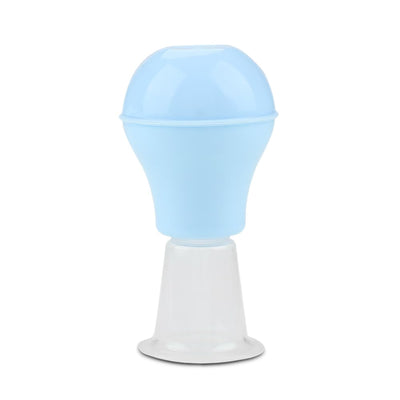 Nipple CorrectorWomen Silicone Nipple Enlargement Suction Enlarger Sucker Corrector for Breastfeeding Inverted Flat Nipples Aspirator Puller Health Care(Blue)