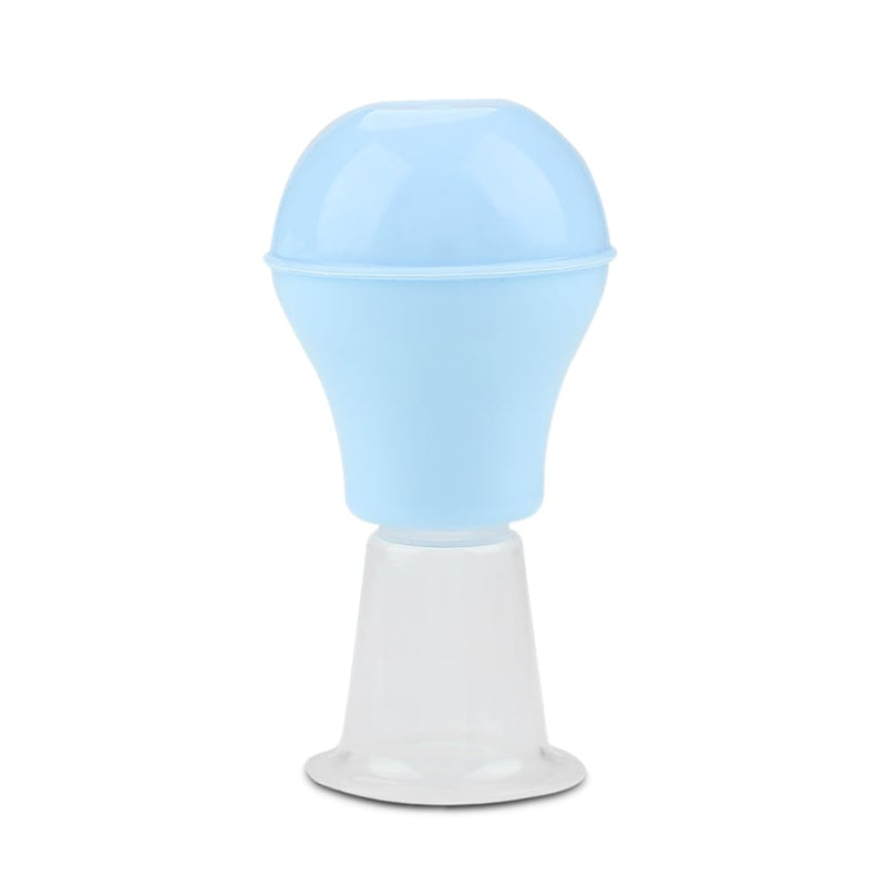 Nipple CorrectorWomen Silicone Nipple Enlargement Suction Enlarger Sucker Corrector for Breastfeeding Inverted Flat Nipples Aspirator Puller Health Care(Blue)